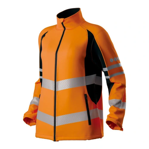 HI-VIS Damen Hochleistungs-Softshell-Jacke