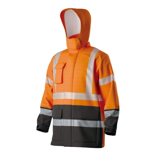 HI-VIS Zweifarbige wasserdichte flamm beständige Jacke
