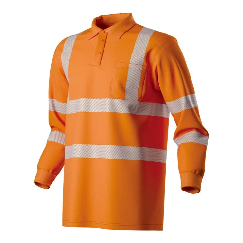 HI-VIS flamm beständiges L/S POLO Hemd