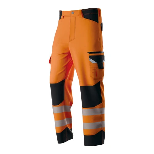 HI-VIS zweifarbige, dehnbare Arbeits kleidung