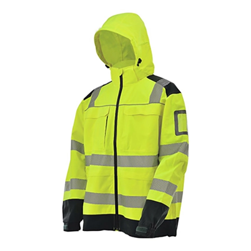 HI-VIS Zwei Ton leichte wasserdichte Jacke