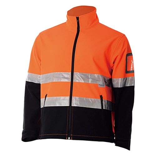 HI-VIS Zwei-Ton-Softshell-Jacke