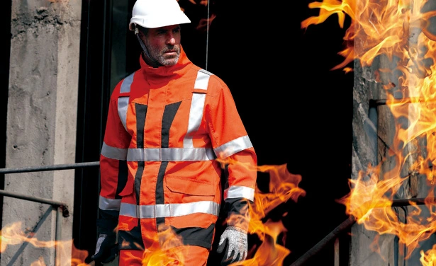 F032FR HI-VIS ZWEI TONE FLAME RESISTANT JACKE